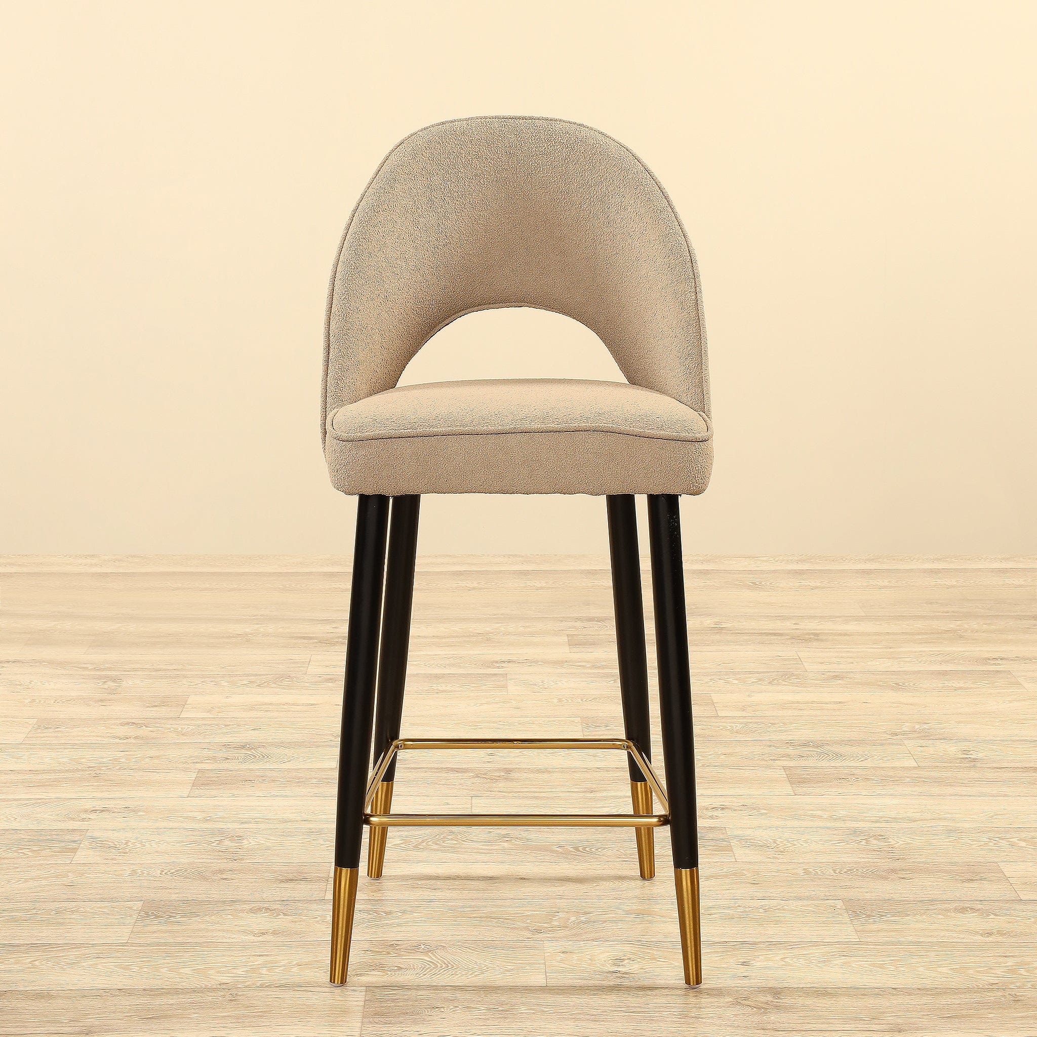 Massena - Sgabello da bar Bouclé