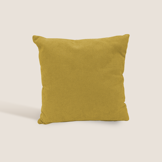 Destiny cuscino disponibile in diversi colori realizzato in tessuto morbido impermeabile T02 giallo
