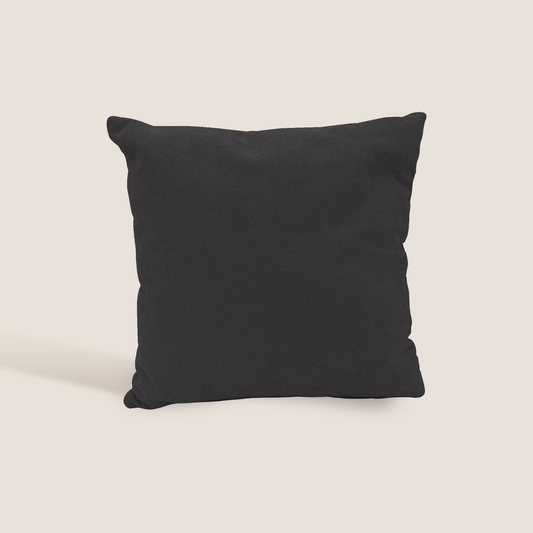 Destiny cuscino disponibile in diversi colori realizzato in tessuto morbido impermeabile T02 nero