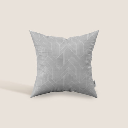 Cuscino decorativo geometrico in velluto Impermeabile disponibile in diverse colorazioni grigio
