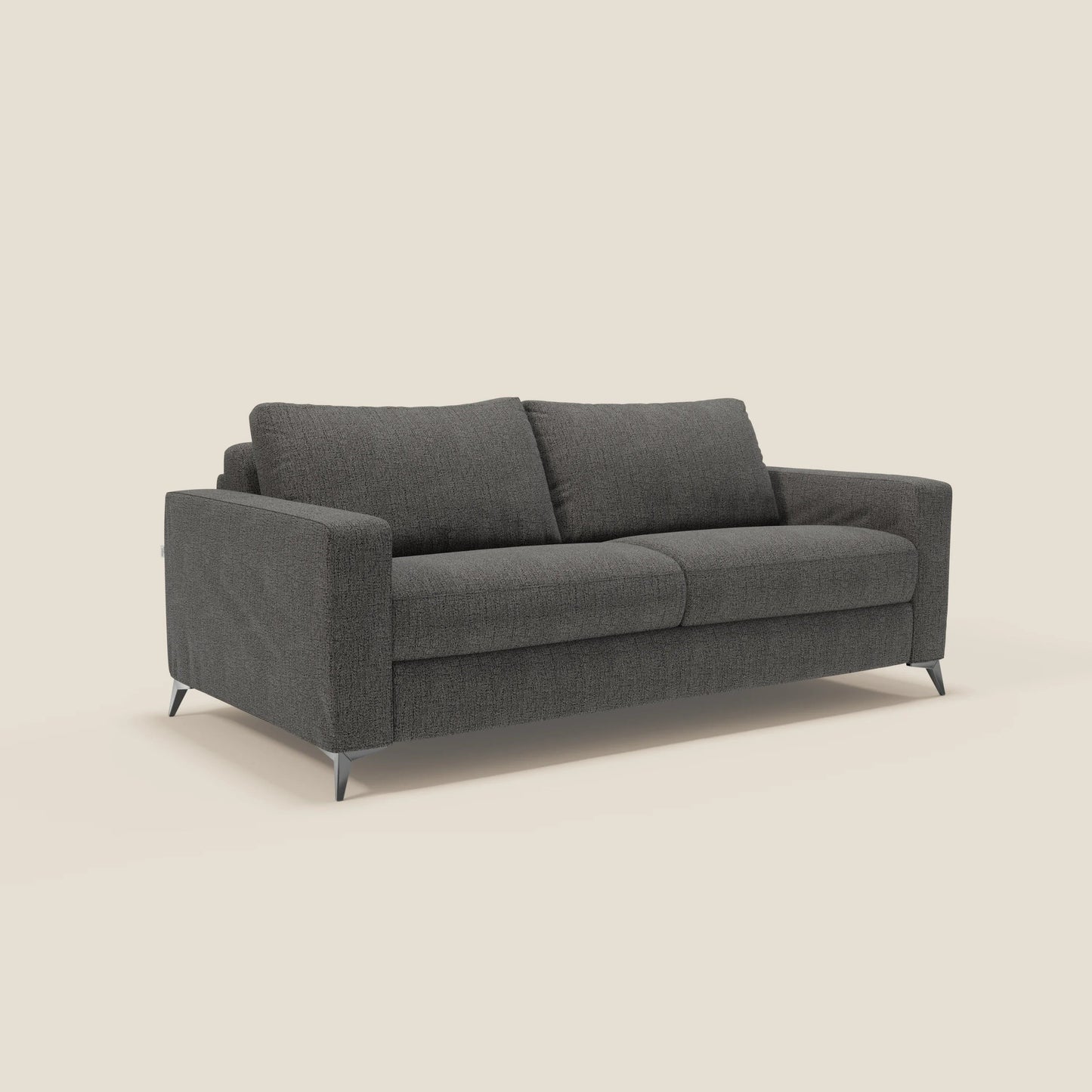 Alaya Divano letto matrimoniale dai morbidi cuscini in tessuto impermeabile T03 antracite