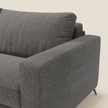 Alaya Divano letto matrimoniale dai morbidi cuscini in tessuto impermeabile T03 antracite