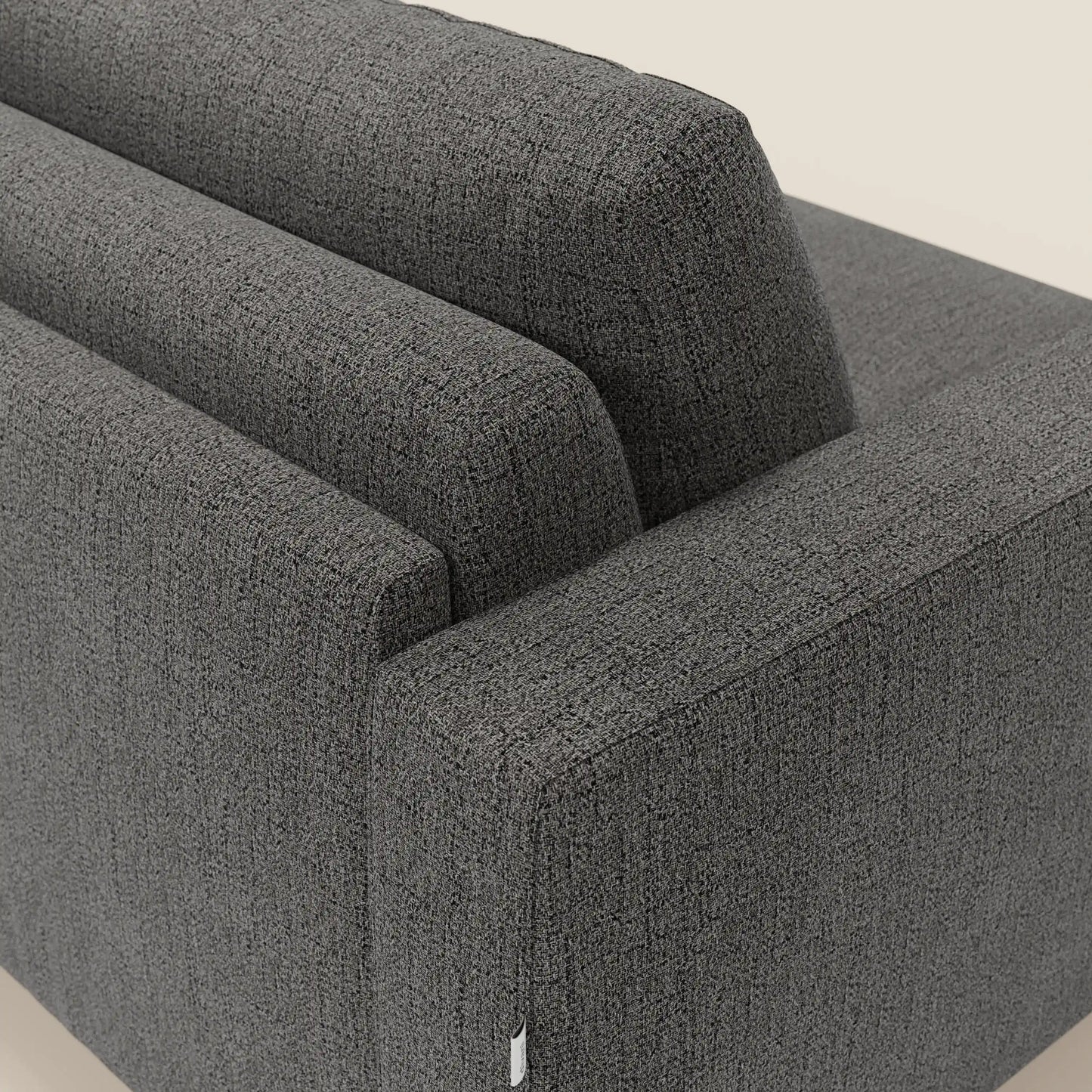 Alaya Divano letto matrimoniale dai morbidi cuscini in tessuto impermeabile T03 antracite