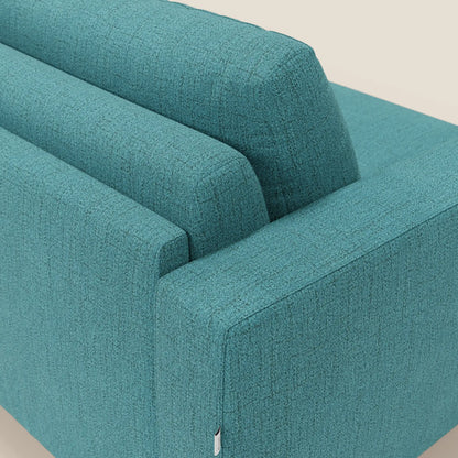 Alaya Divano letto matrimoniale dai morbidi cuscini in tessuto impermeabile T03 azzurro