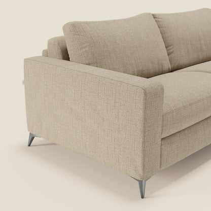 Alaya Divano letto matrimoniale dai morbidi cuscini in tessuto impermeabile T03 beige