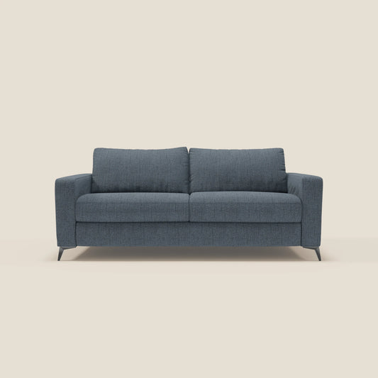 Alaya Divano letto matrimoniale dai morbidi cuscini in tessuto impermeabile T03 blu