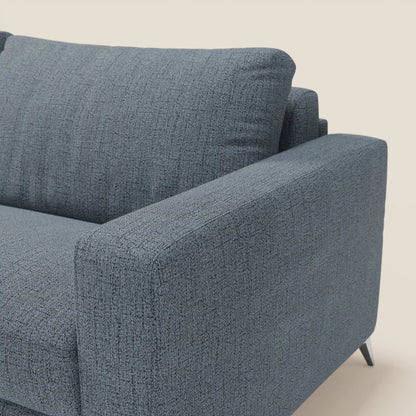 Alaya Divano letto matrimoniale dai morbidi cuscini in tessuto impermeabile T03 blu