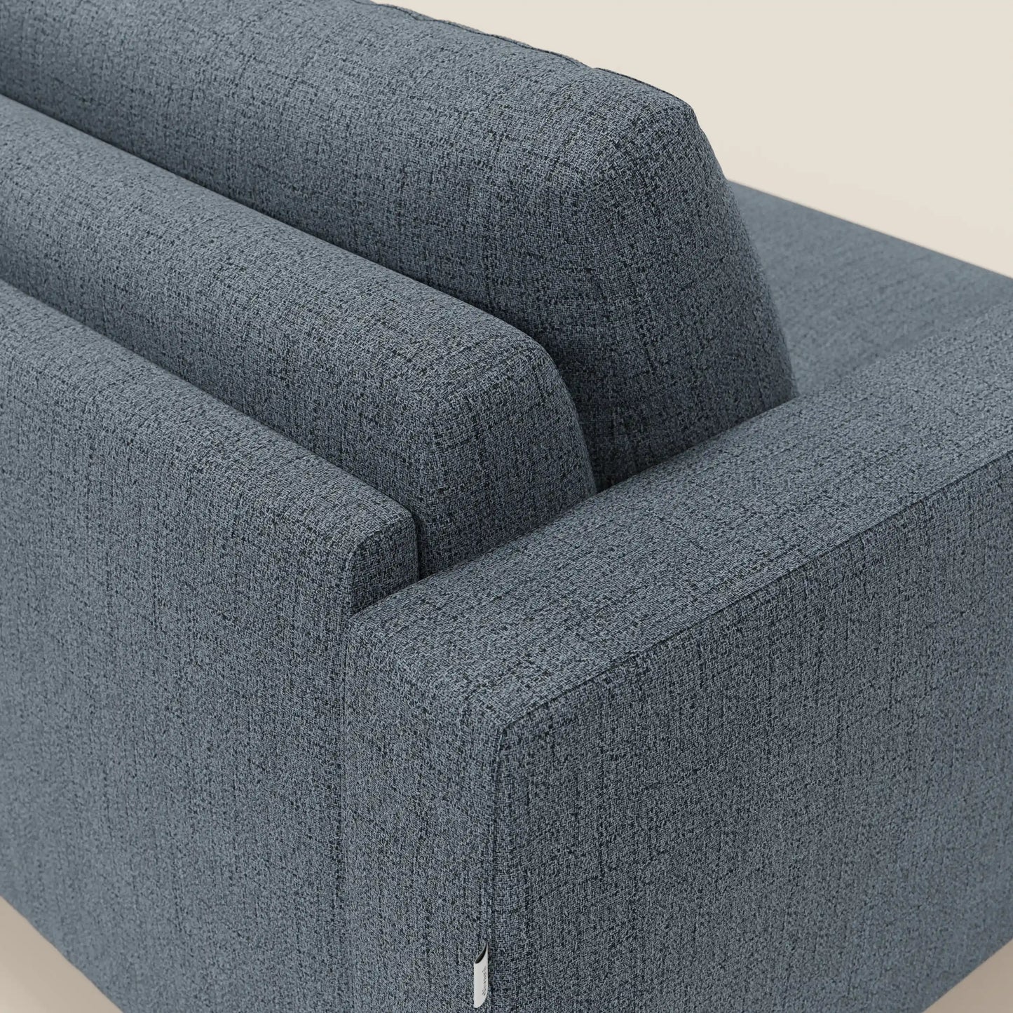 Alaya Divano letto matrimoniale dai morbidi cuscini in tessuto impermeabile T03 blu