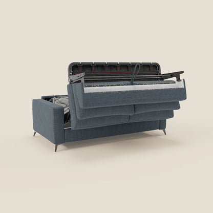 Alaya Divano letto matrimoniale dai morbidi cuscini in tessuto impermeabile T03 blu