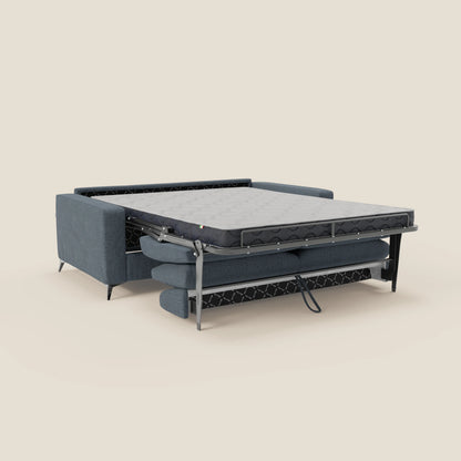 Alaya Divano letto matrimoniale dai morbidi cuscini in tessuto impermeabile T03 blu