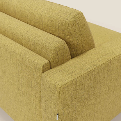 Alaya Divano letto matrimoniale dai morbidi cuscini in tessuto impermeabile T03 giallo