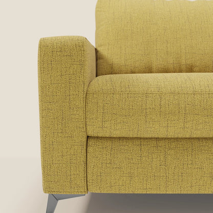 Alaya Divano letto matrimoniale dai morbidi cuscini in tessuto impermeabile T03 giallo