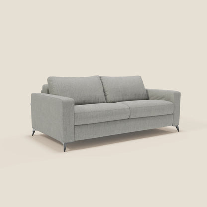 Alaya Divano letto matrimoniale dai morbidi cuscini in tessuto impermeabile T03 grigio chiaro