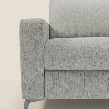 Alaya Divano letto matrimoniale dai morbidi cuscini in tessuto impermeabile T03 grigio chiaro
