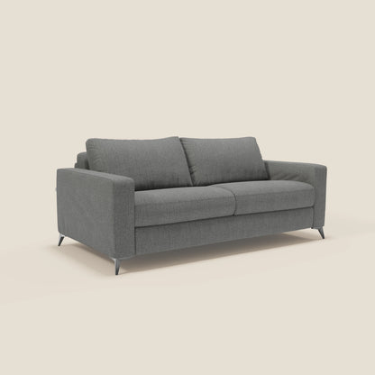 Alaya Divano letto matrimoniale dai morbidi cuscini in tessuto impermeabile T03 grigio