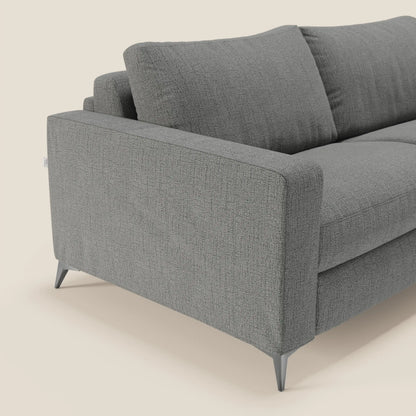 Alaya Divano letto matrimoniale dai morbidi cuscini in tessuto impermeabile T03 grigio