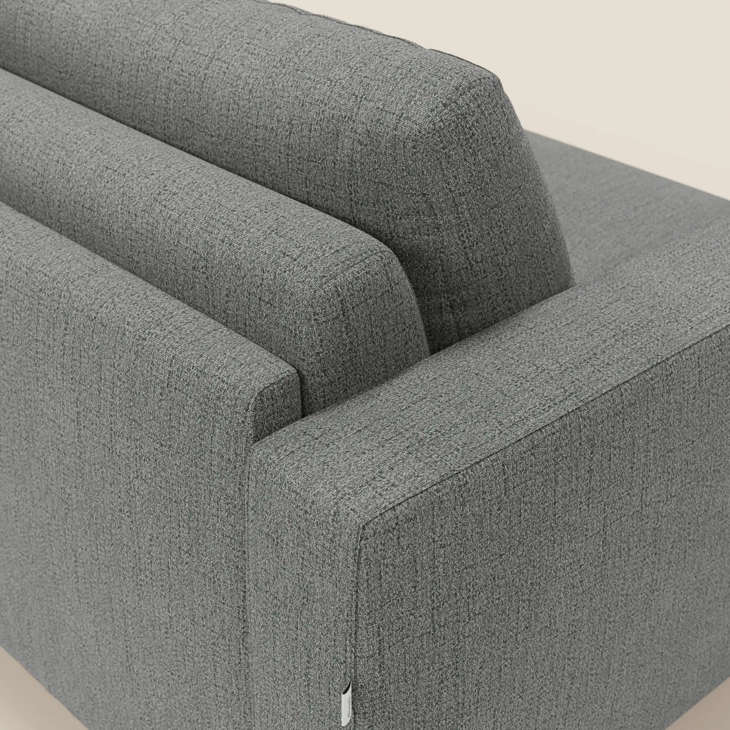 Alaya Divano letto matrimoniale dai morbidi cuscini in tessuto impermeabile T03 grigio