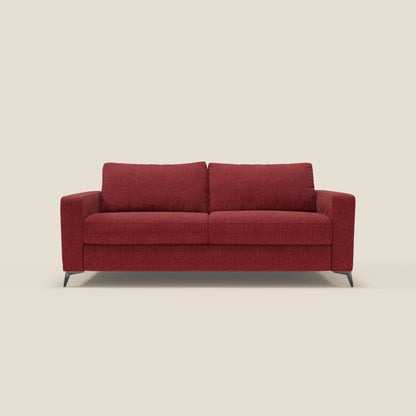 Alaya Divano letto matrimoniale dai morbidi cuscini in tessuto impermeabile T03 rosso