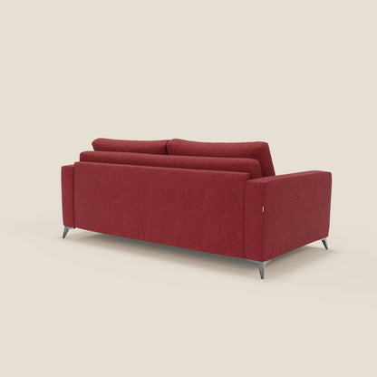 Alaya Divano letto matrimoniale dai morbidi cuscini in tessuto impermeabile T03 rosso