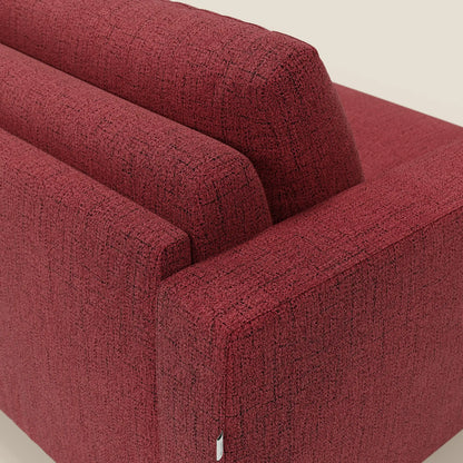 Alaya Divano letto matrimoniale dai morbidi cuscini in tessuto impermeabile T03 rosso