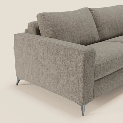 Alaya Divano letto matrimoniale dai morbidi cuscini in tessuto impermeabile T03 talpa