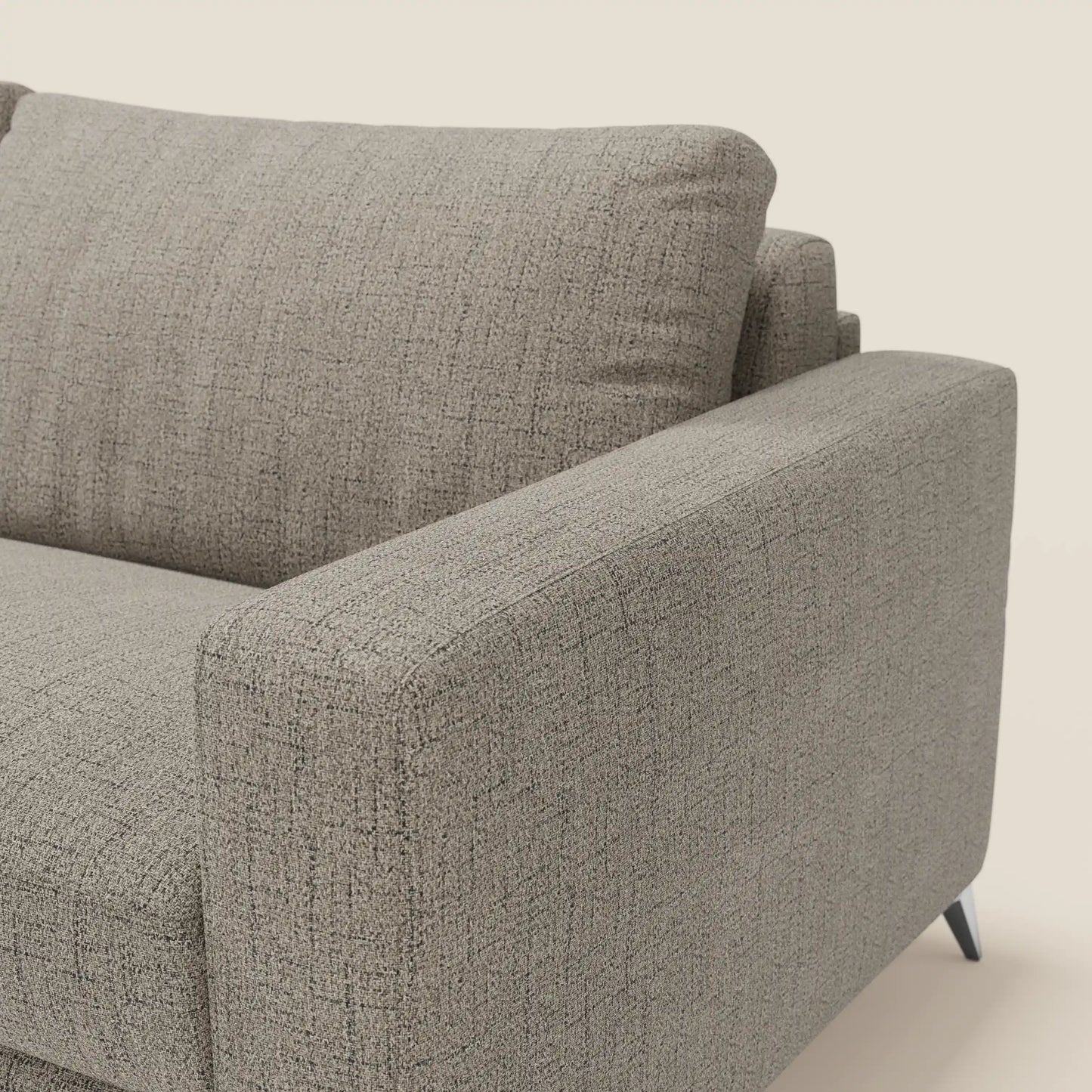 Alaya Divano letto matrimoniale dai morbidi cuscini in tessuto impermeabile T03 talpa