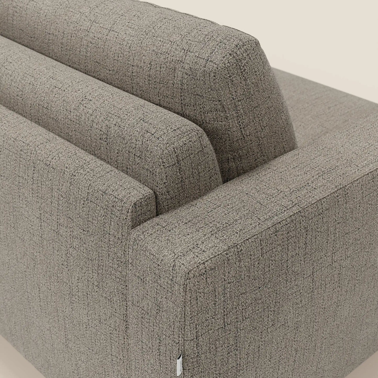 Alaya Divano letto matrimoniale dai morbidi cuscini in tessuto impermeabile T03 talpa