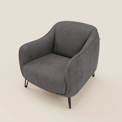 Avela Poltroncina dal comfort senza tempo in morbido tessuto impermeabile T06 antracite