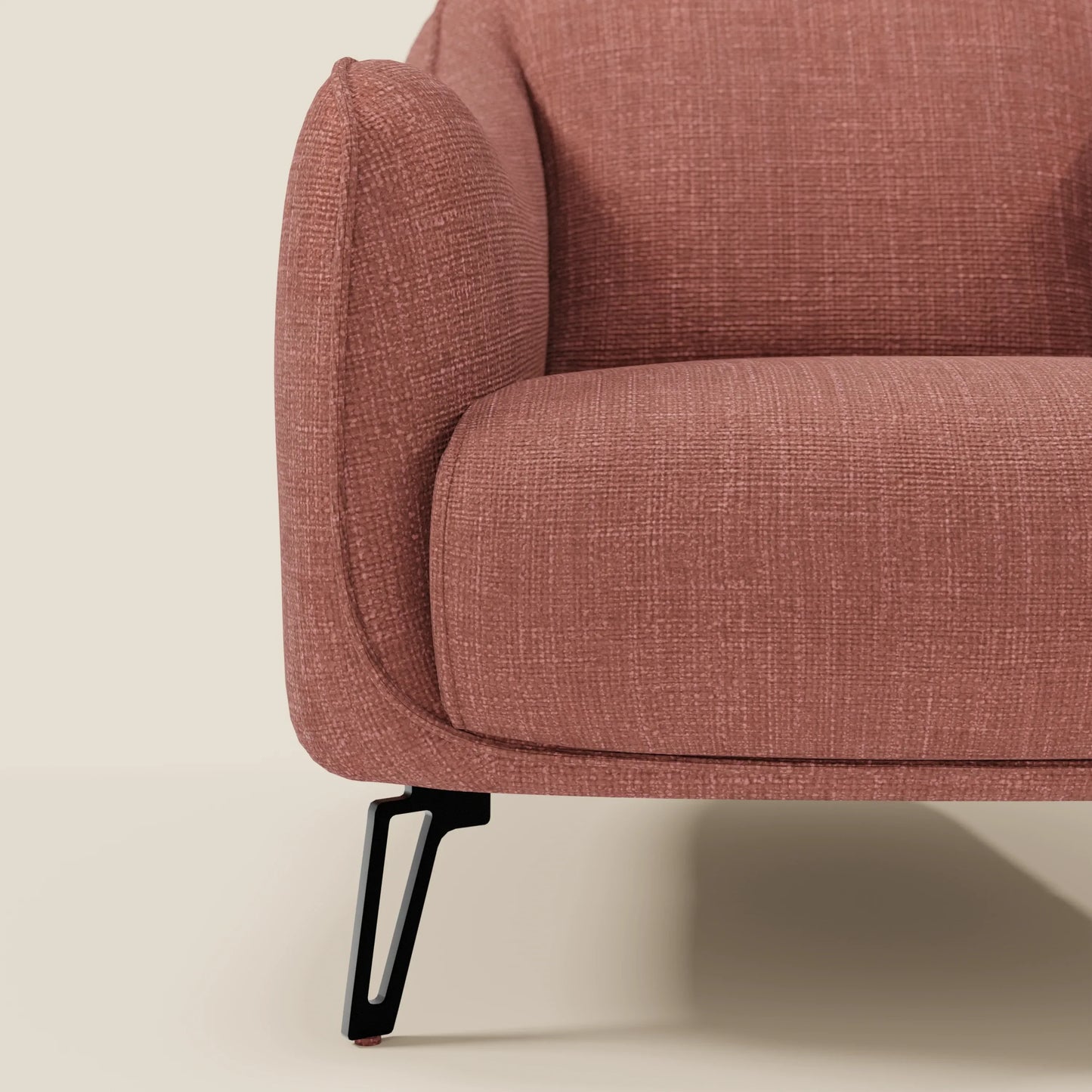 Avela Poltroncina dal comfort senza tempo in morbido tessuto impermeabile T06 corallo