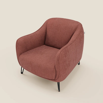 Avela Poltroncina dal comfort senza tempo in morbido tessuto impermeabile T06 corallo