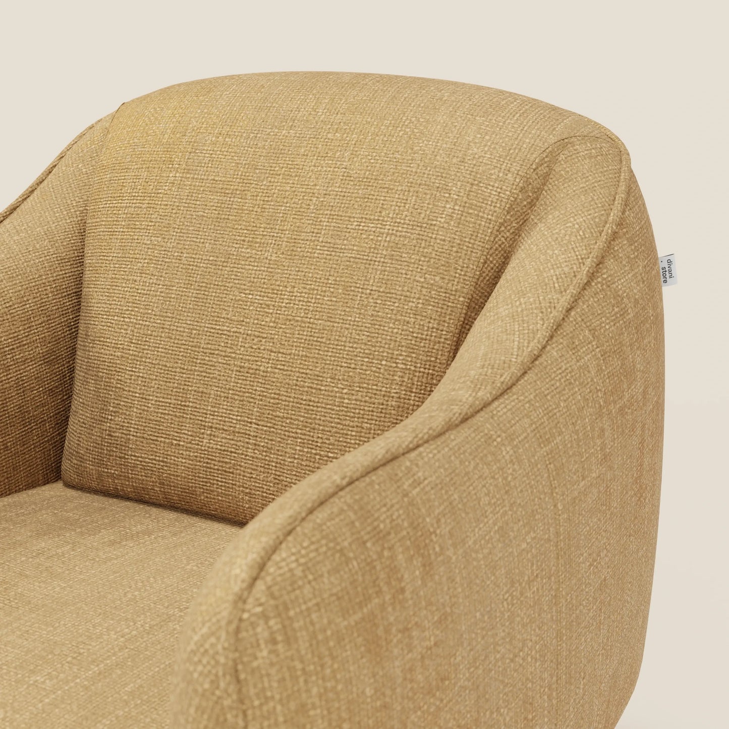 Avela Poltroncina dal comfort senza tempo in morbido tessuto impermeabile T06 giallo