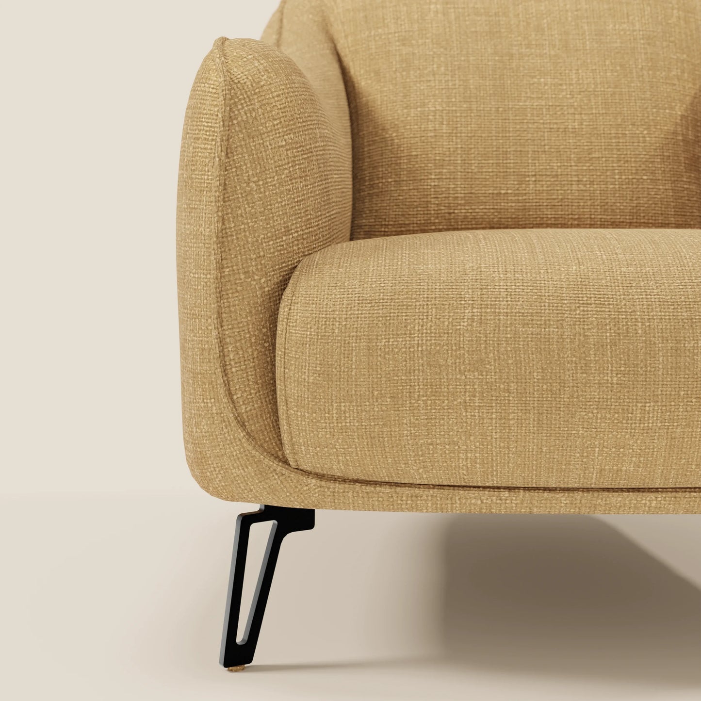 Avela Poltroncina dal comfort senza tempo in morbido tessuto impermeabile T06 giallo