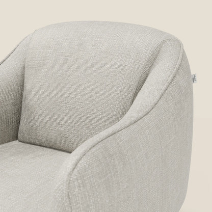 Avela Poltroncina dal comfort senza tempo in morbido tessuto impermeabile T06 grigio chiaro