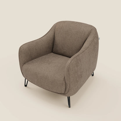 Avela Poltroncina dal comfort senza tempo in morbido tessuto impermeabile T06 marrone