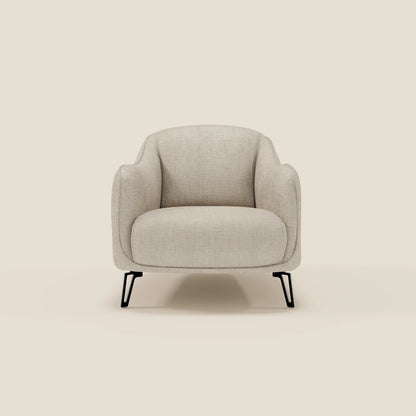 Avela Poltroncina dal comfort senza tempo in morbido tessuto impermeabile T06 panna