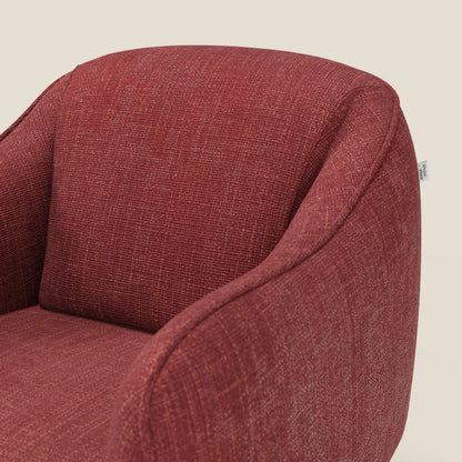Avela Poltroncina dal comfort senza tempo in morbido tessuto impermeabile T06 rosso