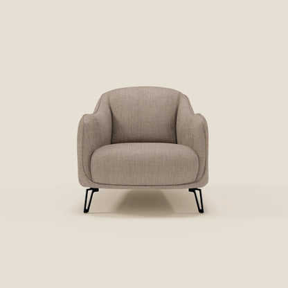 Avela Poltroncina dal comfort senza tempo in morbido tessuto impermeabile T06 tortora