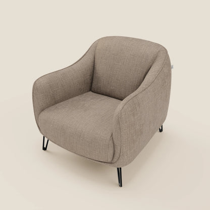 Avela Poltroncina dal comfort senza tempo in morbido tessuto impermeabile T06 tortora