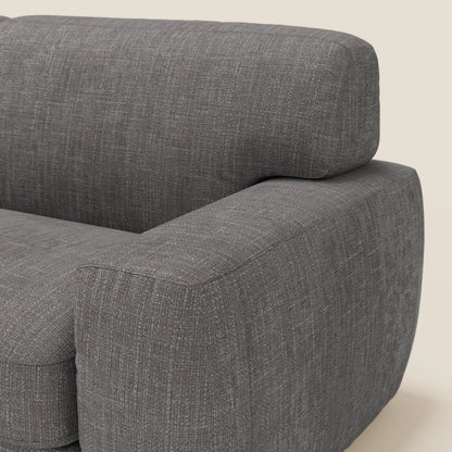 Cloud Divano letto materasso H17 cm dai morbidi cuscini in tessuto impermeabile T06 antracite 