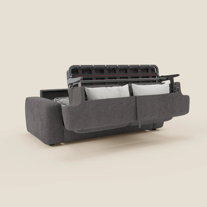 Cloud Divano letto materasso H17 cm dai morbidi cuscini in tessuto impermeabile T06 antracite 