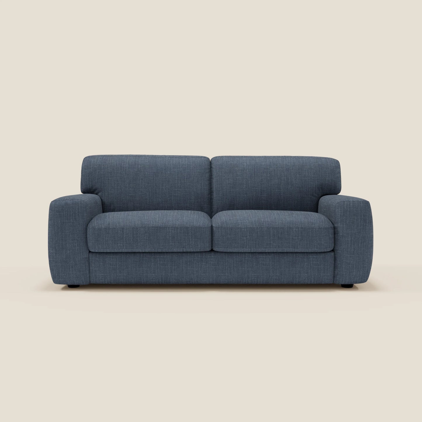 Cloud Divano letto materasso H17 cm dai morbidi cuscini in tessuto impermeabile T06 blu 