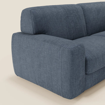 Cloud Divano letto materasso H17 cm dai morbidi cuscini in tessuto impermeabile T06 blu 