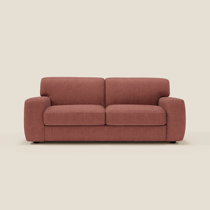 Cloud Divano letto materasso H17 cm dai morbidi cuscini in tessuto impermeabile T06 corallo 