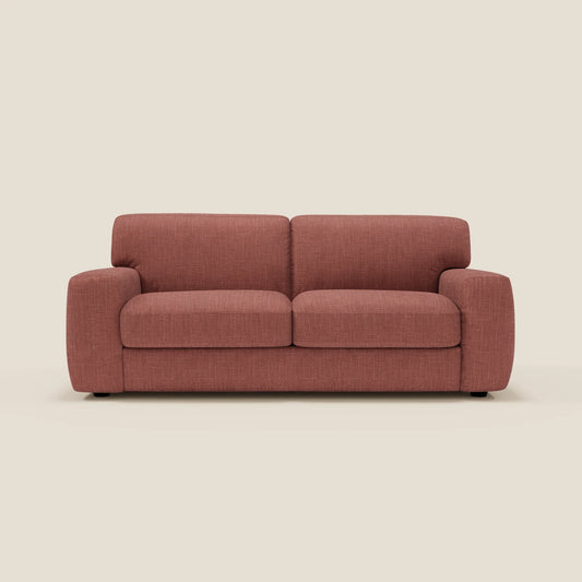 Cloud Divano letto materasso H17 cm dai morbidi cuscini in tessuto impermeabile T06 corallo 