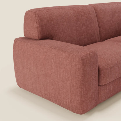 Cloud Divano letto materasso H17 cm dai morbidi cuscini in tessuto impermeabile T06 corallo 