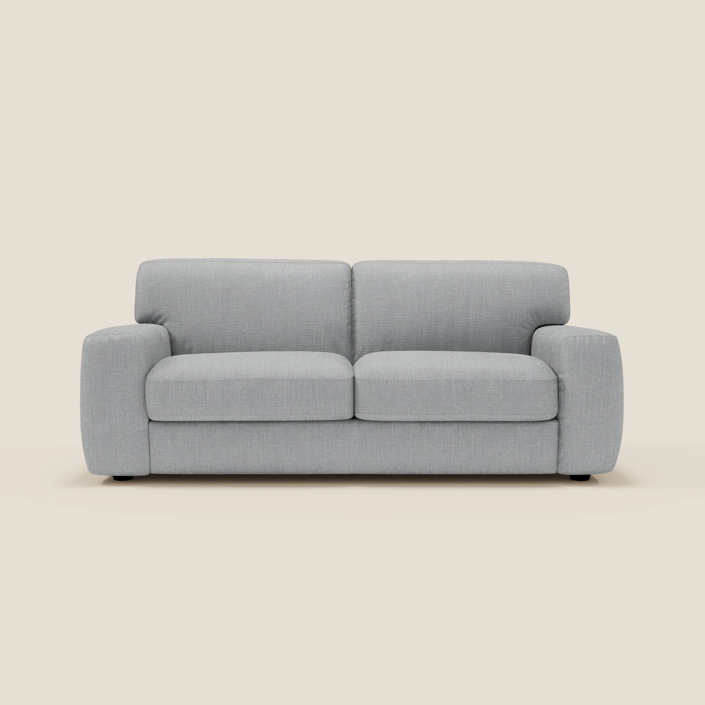 Cloud Divano letto materasso H17 cm dai morbidi cuscini in tessuto impermeabile T06 ghiaccio 