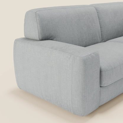 Cloud Divano letto materasso H17 cm dai morbidi cuscini in tessuto impermeabile T06 ghiaccio 