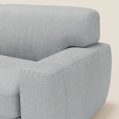 Cloud Divano letto materasso H17 cm dai morbidi cuscini in tessuto impermeabile T06 ghiaccio 