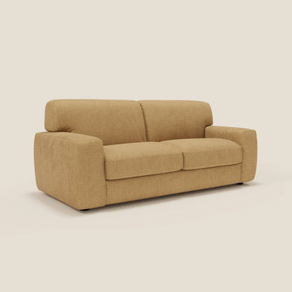 Cloud Divano letto materasso H17 cm dai morbidi cuscini in tessuto impermeabile T06 giallo 