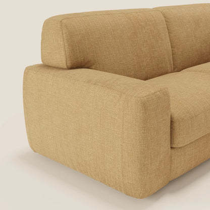 Cloud Divano letto materasso H17 cm dai morbidi cuscini in tessuto impermeabile T06 giallo 